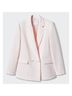 Mango Solid Pink Blazer Size XL - photo 9