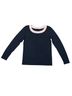 AKRIS Solid Blue Pink Pullover Sweater Size 6 - photo 1