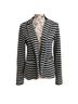 Xhilaration Stripes Gray White Blazer Size M - photo 1