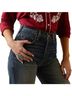 Ariat 100% Cotton Solid Blue Jeans Size 33 waist - photo 9
