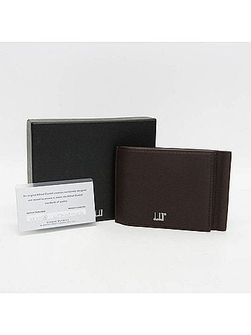 Dunhill Dunhill Wallet With Notepad Men's Leather Bill Wallet (tri-fold) Brown (view 2)