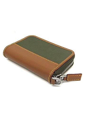 Prada Prada RE-NYLON Coin Card Holder 2MR039 Men,Women Nylon,Leather Coin Purse/coin Case Khaki,Light Brown (view 2)