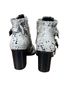 Steve Madden Snake Print Black White Boots Size 7 - photo 2