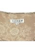Citron Floral Black White Tan Casual Dress Size L - photo 3