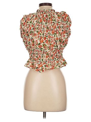 DÔEN Nina Blouse Lydden Garden Sleeveless Top (view 2)