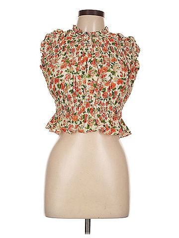 DÔEN Nina Blouse Lydden Garden Sleeveless Top (view 1)