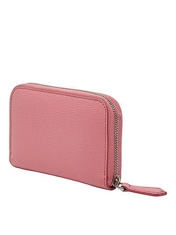 Fendi Fendi Monster Wallet/Coin Purse, 8M0313, Pink/Black Leather, Women's FENDI (view 2)