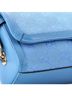 Gucci 100% Canvas Plain Blue Luce Shoulder Bag Canvas Small One size - photo 6
