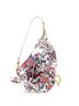 Christian Dior 100% Leather White Saddle Handbag with Strap Printed Leather Medium One size - photo 1