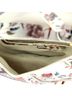 Christian Dior 100% Leather White Saddle Handbag with Strap Printed Leather Medium One size - photo 5