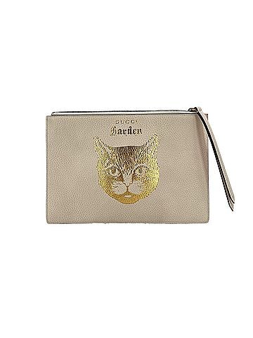 Gucci Gucci Leather Clutch Bag Garden (view 1)