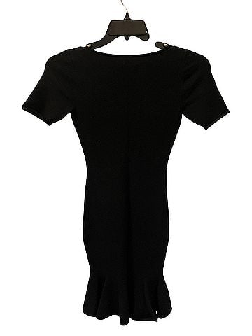 Milly Shirred v-neck  Cocktail Dress (view 2)