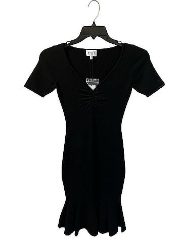 Milly Shirred v-neck  Cocktail Dress (view 1)