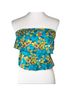 O'Neill Floral Blue Yellow Tube Top Size XS - photo 1