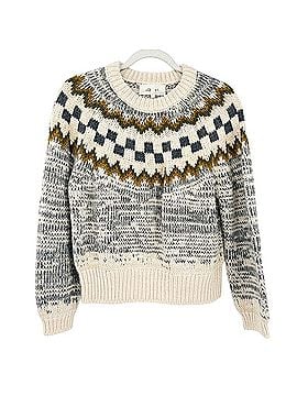 The Great. Fair Isle The Geo Check Alpaca Blend Sweater Pullover Sweater (view 1)