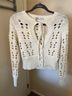 Zara White Ivory Cardigan Size S - photo 4