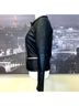 IRO 100% Leather Black Leather Jacket Size 6 - photo 4