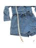 Veronica Beard Jeans Solid Blue Romper Size M - photo 8