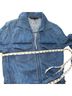 Veronica Beard Jeans Solid Blue Romper Size M - photo 7