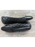 Tory Burch 100% Leather Black Flats Size 7 - photo 3