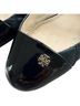 Tory Burch 100% Leather Black Flats Size 7 - photo 1