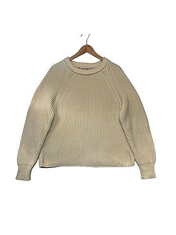 Alex Mill Amalie Cotton Cashmere Ribbed Crewneck Sweater Pullover Sweater (view 1)