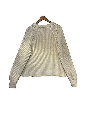 Alex Mill Amalie Cotton Cashmere Ribbed Crewneck Sweater Pullover Sweater (view 2)