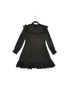 Ted Baker Jean 100% Polyester 5% Elastane Polka Dots Black Gold Cocktail Dress Size 4 - photo 1