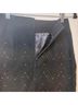 Sandro 100% Leather Chevron-herringbone Black Skort Size XS - photo 9