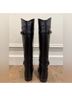 FRYE 100% Leather Black Boots Size 6 - photo 3