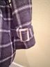 J.ING 80% Polyester 20% Cotton 100% Polyester Plaid Gray Ivory Coat Size M - photo 7