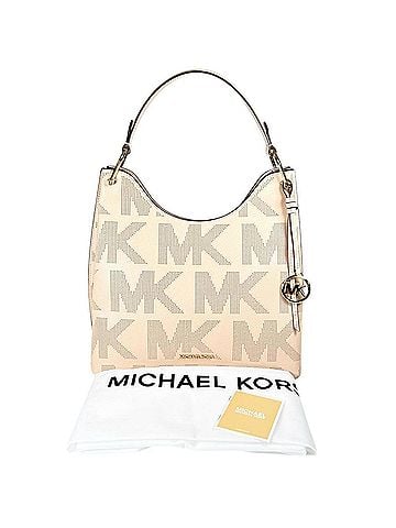 Michael Kors Michael Kors Joan Slouchy Leather Tote Bag, Size 35T1GV9L3L, Beige (view 1)