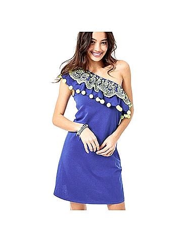 Lilly Pulitzer  Idara Corsica Blue Cocktail Dress (view 1)