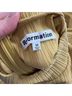 Reformation Solid Yellow Casual Dress Size M - photo 3