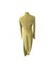 Reformation Solid Yellow Casual Dress Size M - photo 2