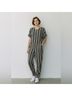 Zero + Maria Cornejo Stripes Black White Jumpsuit Size 6 - photo 3