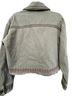 Zara 100% Cotton Floral Multi Color Gray Green Jacket Size XS - photo 6