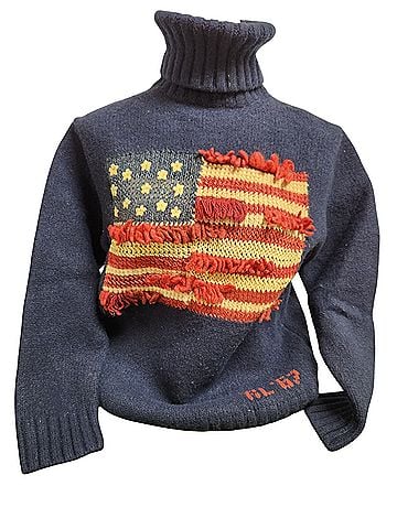 Polo by Ralph Lauren Vintage Flag Wool Sweater (view 1)
