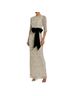 Mac Duggal 100% Polyester Black Ivory Cocktail Dress Size 6 - photo 1