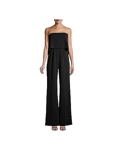Jay Godfrey Moore Strapless Ruffle Jumpsuit Jumpsuit (view 1)