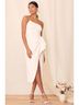 Lulus 95% Polyester 5% Spandex 100% Polyester White Cocktail Dress Size S - photo 4