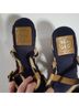 Tory Burch Blue White Wedges Size 10 - photo 10