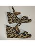 Tory Burch Blue White Wedges Size 10 - photo 5