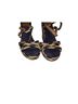 Tory Burch Blue White Wedges Size 10 - photo 3