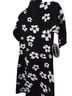 Scoop Floral Black White Wool Dress Size XS - photo 1