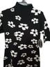 Scoop Floral Black White Wool Dress Size 4 - photo 2