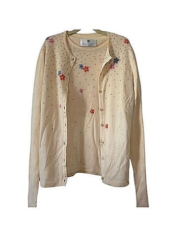 Ballantyne Silk Cardigan (view 1)