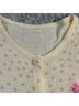 Ballantyne Floral White Pink Silk Cardigan Size S - photo 13