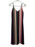 Lulus 100% Polyester 96% Polyester 4% Spandex Stripes Multi Color Casual Dress Size XXS - photo 1