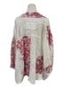 Pol 100% Cotton Floral Multi Color Jacket Size L - photo 3